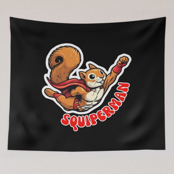 Item preview, Squiperman the Superhero Squirrel designed and sold by Taans-Creation.