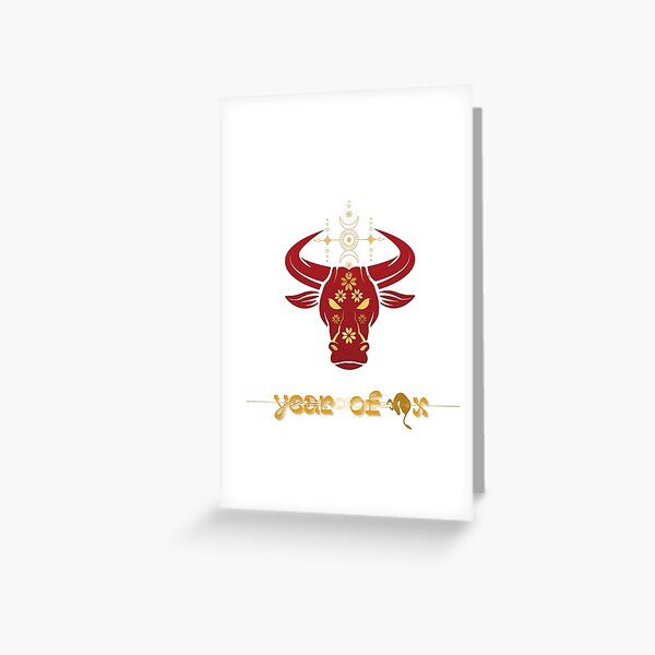 Item preview, year of  ox designed and sold by linlin256485.