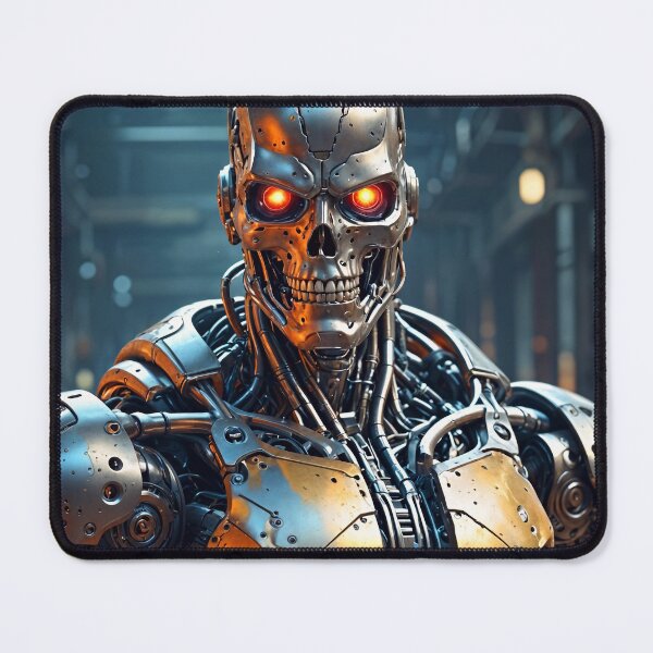 Item preview, Cool Futuristic Cyborg Killer Robot designed and sold by TheArtOfPat.