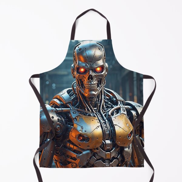 Item preview, Cool Futuristic Cyborg Killer Robot designed and sold by TheArtOfPat.