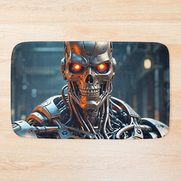 Item preview, Cool Futuristic Cyborg Killer Robot designed and sold by TheArtOfPat.
