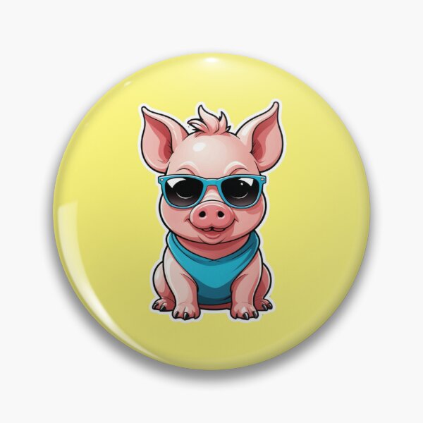 Item preview, Chubby pig wearing sunglasses designed and sold by Epic TV USA.