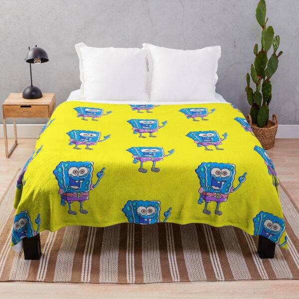 Vista previa del artículo con la obra «¡Estallido! Bob Esponja - Fondo amarillo», diseñado y vendido por Art-by-Lark.