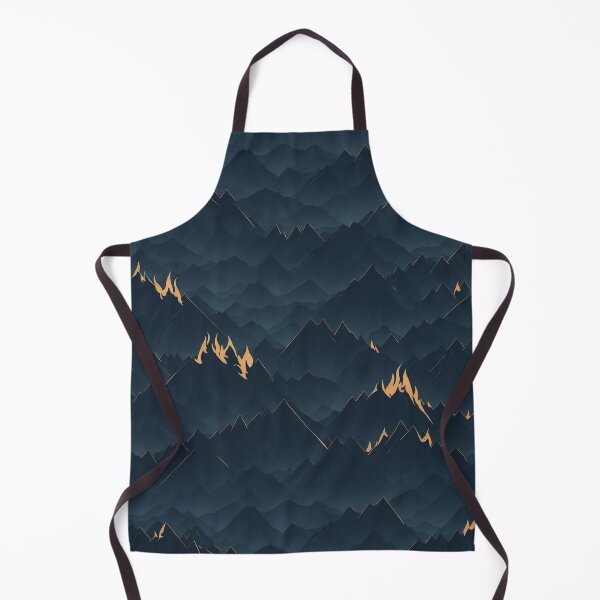 Item preview, Fiery Mountain Ridges - Dramatic Nightscape designed and sold by Daniel Haddad.