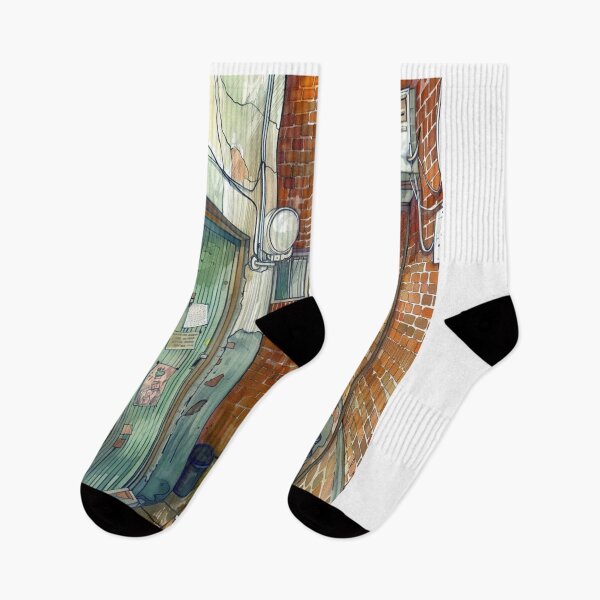 Item preview, Vintage Urban Alleyway Illustration designed and sold by kamarinato.