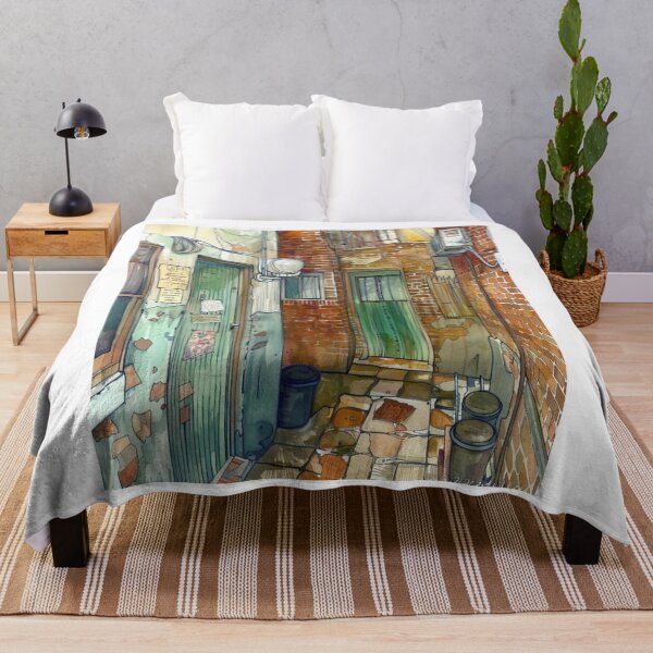 Item preview, Vintage Urban Alleyway Illustration designed and sold by kamarinato.