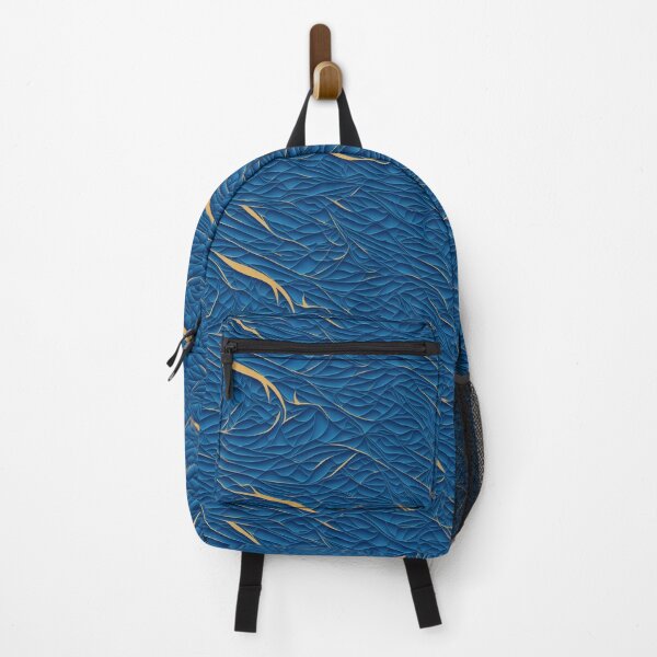 Item preview, Golden Ripples - Abstract Ocean Wave Design designed and sold by Daniel Haddad.