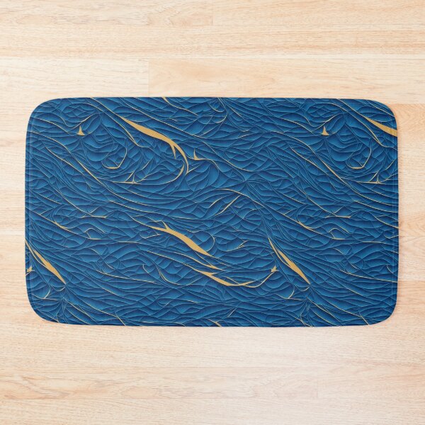 Item preview, Golden Streamlines - Abstract Wave Pattern designed and sold by Daniel Haddad.