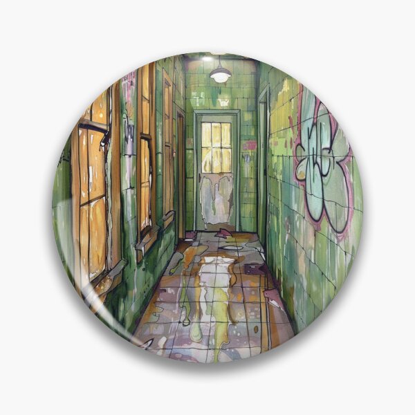 Item preview, Abandoned Corridor: Urban Decay Illustration designed and sold by kamarinato.