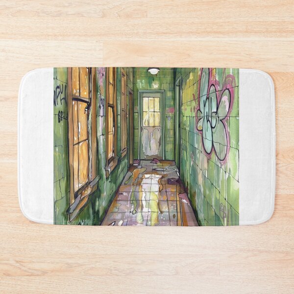Item preview, Abandoned Corridor: Urban Decay Illustration designed and sold by kamarinato.