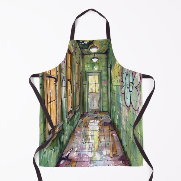 Item preview, Abandoned Corridor: Urban Decay Illustration designed and sold by kamarinato.