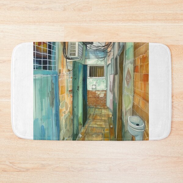 Item preview, Hidden Urban Pathway Illustration designed and sold by kamarinato.