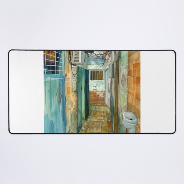 Item preview, Hidden Urban Pathway Illustration designed and sold by kamarinato.