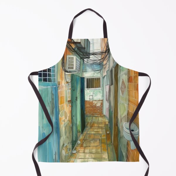 Item preview, Hidden Urban Pathway Illustration designed and sold by kamarinato.