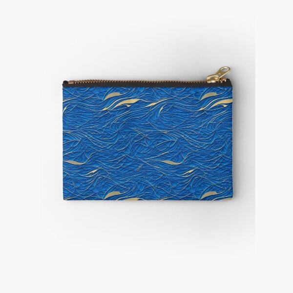 Item preview, Golden Wave Currents - Abstract Ocean Design designed and sold by Daniel Haddad.