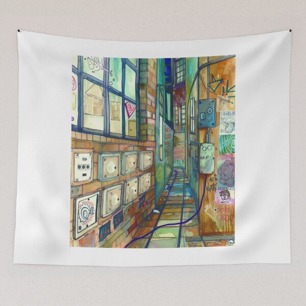 Item preview, Graffiti Alleyway: Urban Exploration Art designed and sold by kamarinato.