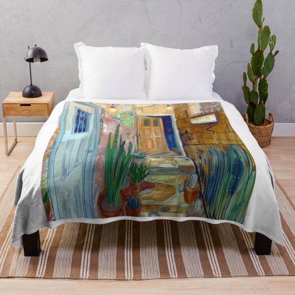 Item preview, Urban Garden Path: Watercolor Illustration designed and sold by kamarinato.
