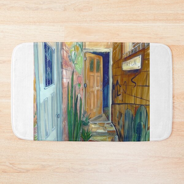 Item preview, Urban Garden Path: Watercolor Illustration designed and sold by kamarinato.