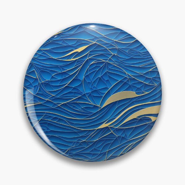 Item preview, Golden Wave Flow - Abstract Ocean Art designed and sold by Daniel Haddad.