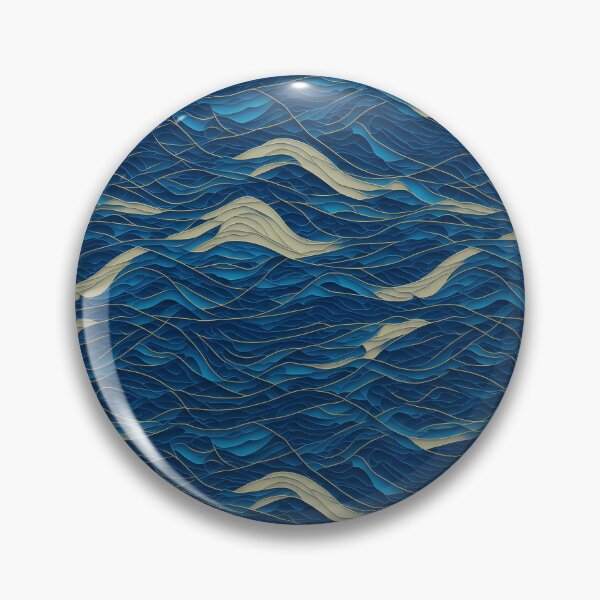 Item preview, Undulating Waves - Abstract Ocean Design designed and sold by Daniel Haddad.