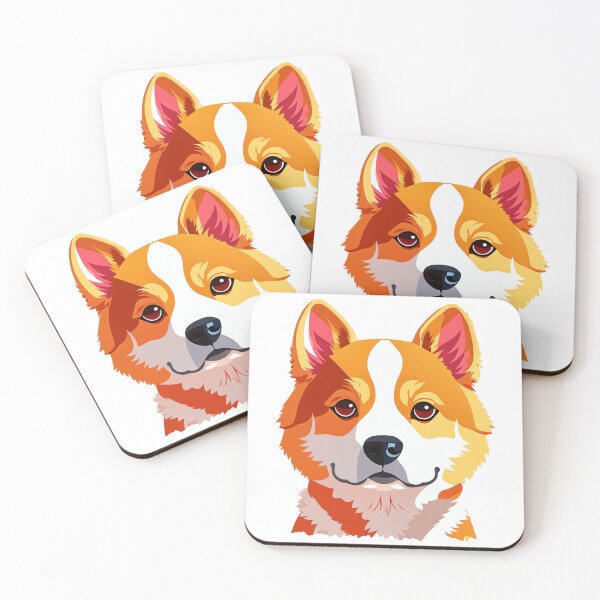 Item preview, cute little dog in minimal cartoon style designed and sold by Anya-Thanee.