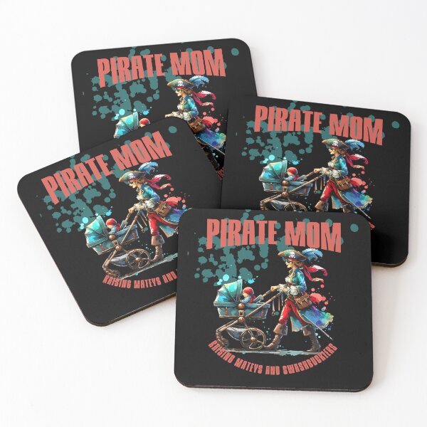 Item preview, Pirate Mom: Raising Mateys and Swashbucklers designed and sold by LuxTeesNThings.