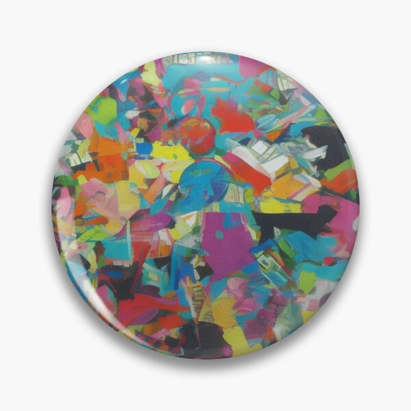 Item preview, Vibrant Abstract Collage	 designed and sold by taohackmayy.
