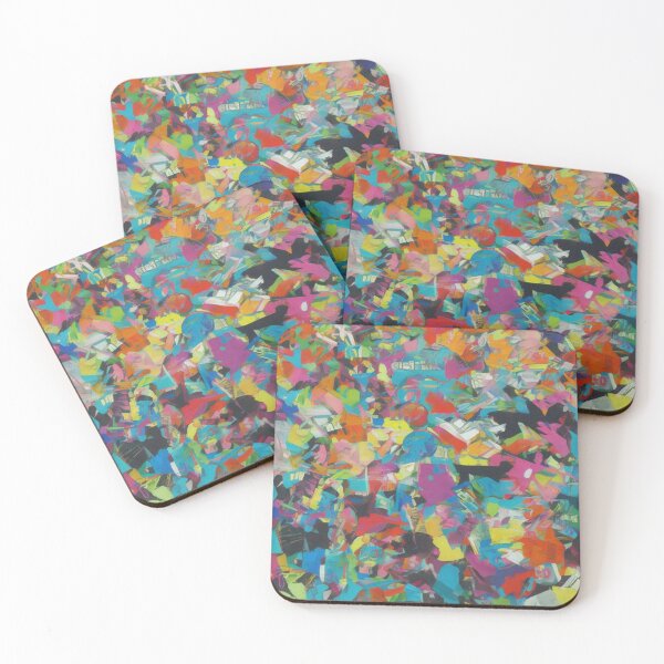 Item preview, Vibrant Abstract Collage	 designed and sold by taohackmayy.
