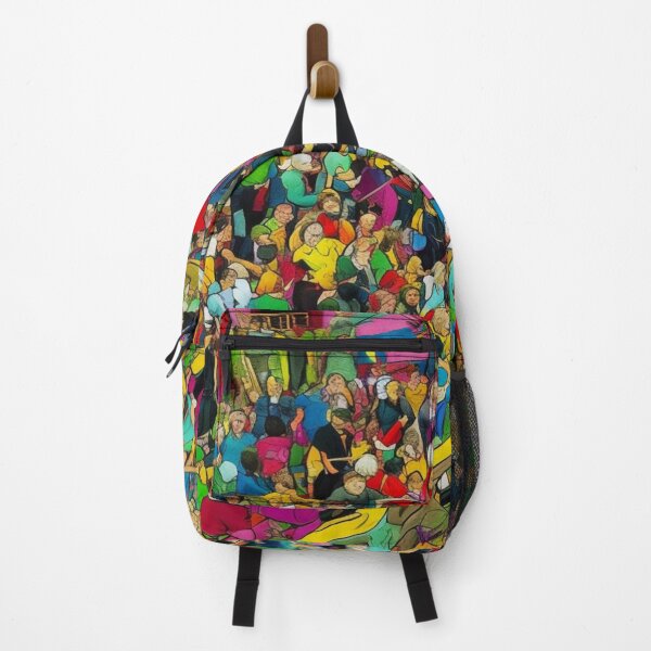 Item preview, Energetic Abstract Crowd Scene	 designed and sold by taohackmayy.