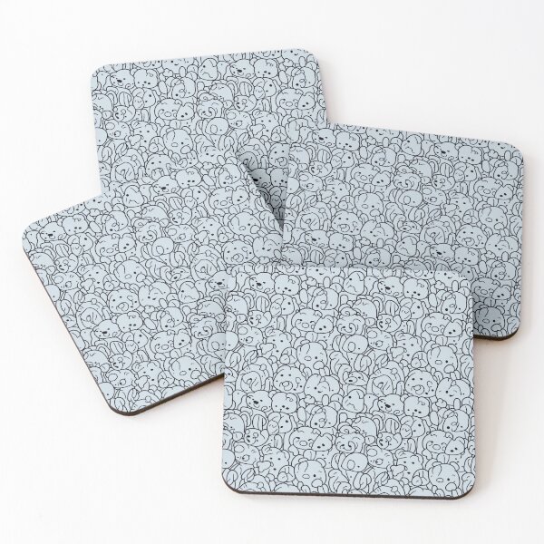 Item preview, Cuddly Critters - Cute Cartoon Animal Pattern designed and sold by Daniel Haddad.