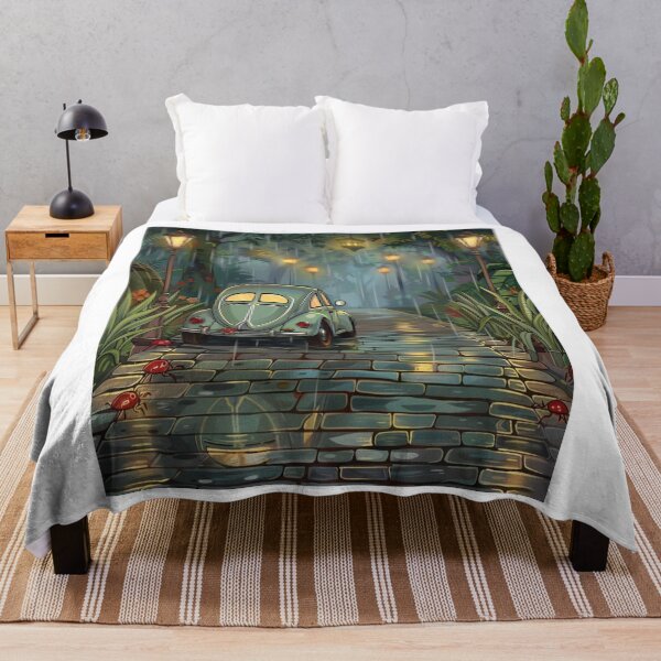 Item preview, Rainy Night Drive: Classic Car in Forest designed and sold by alianavite.