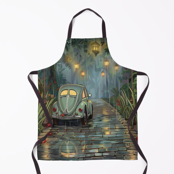Item preview, Rainy Night Drive: Classic Car in Forest designed and sold by alianavite.