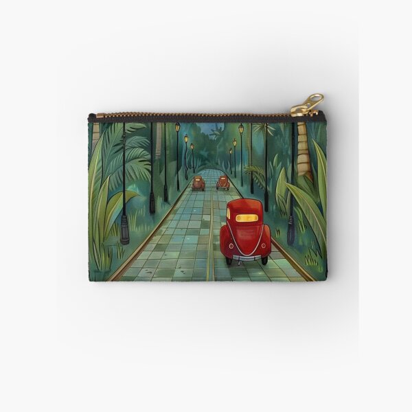 Item preview, Palm-Lined Vintage Car Drive designed and sold by alianavite.