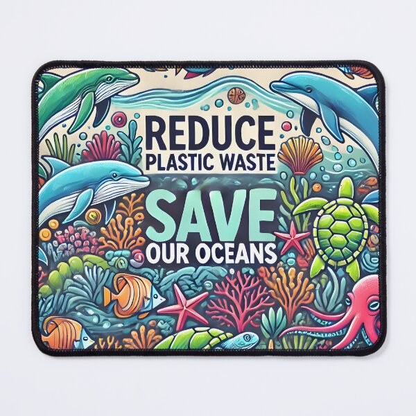 Item preview, Save Our Oceans - Marine Conservation Artwork designed and sold by AmvaDesigns.