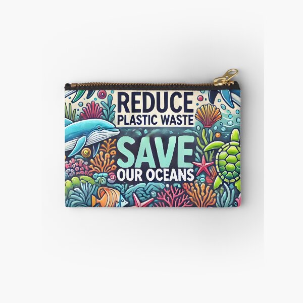 Item preview, Save Our Oceans - Marine Conservation Artwork designed and sold by AdelkoDesigns.