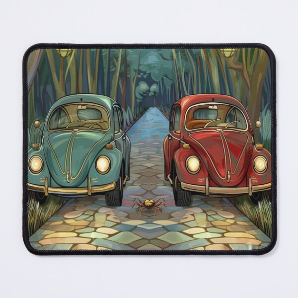 Item preview, Forest Lanterns: Vintage Car Illustration designed and sold by alianavite.