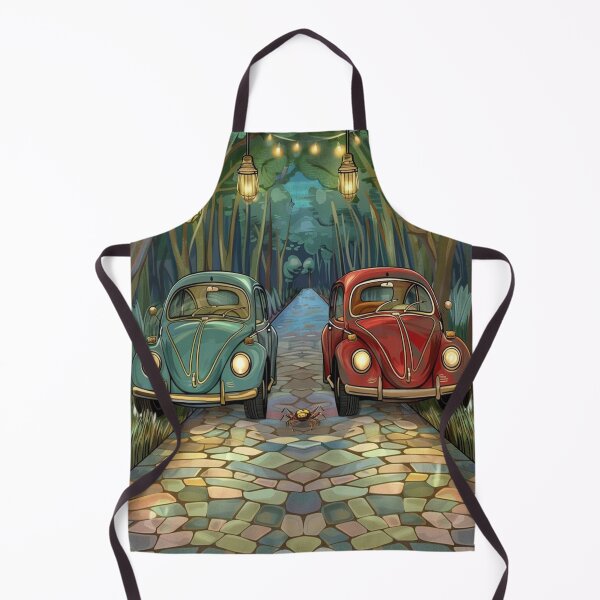 Item preview, Forest Lanterns: Vintage Car Illustration designed and sold by alianavite.