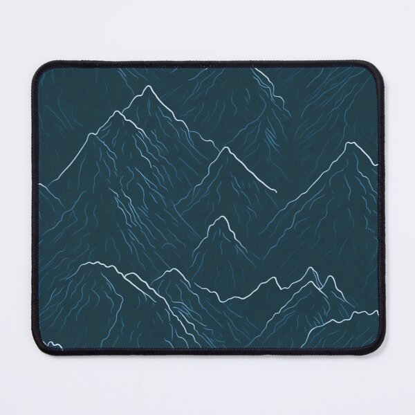 Item preview, Shadowed Summits - Elegant Mountain Silhouette Design designed and sold by Daniel Haddad.