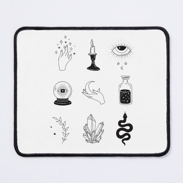 Item preview, Witchcore Aesthetic, Celestial Witch, Bohemian Hand Drawn Sketch designed and sold by VergeDesigns.