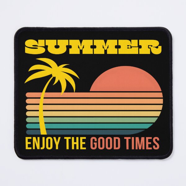 Item preview, Summer Palm Tree And Retro Colors Yellow designed and sold by ILOVEART247.