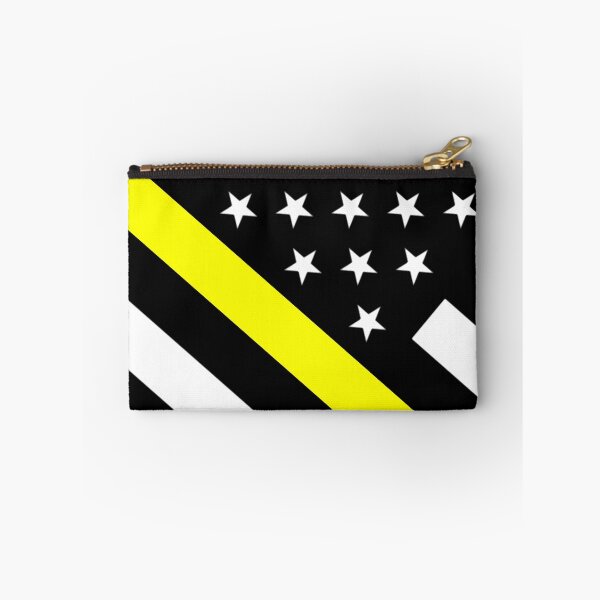 Item preview, U.S. Flag: Black Flag & The Thin Yellow Line designed and sold by Jared Davies.