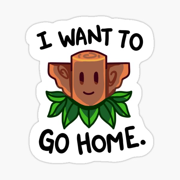 Item preview, I Want To Go Home: Warp Totem designed and sold by shophumorus.