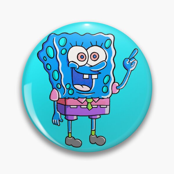 Item preview, Pop! SpongeBob - Blue background designed and sold by Art-by-Lark.