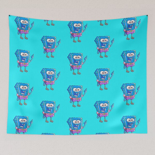 Item preview, Pop! SpongeBob - Blue background designed and sold by Art-by-Lark.