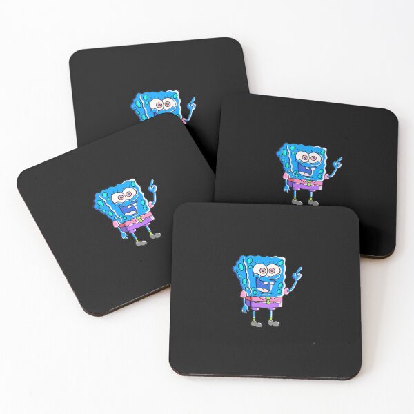 Item preview, Pop! SpongeBob - Black background designed and sold by Art-by-Lark.