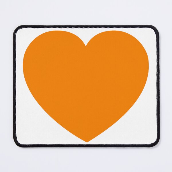 Item preview, Big orange heart designed and sold by Designsbyeliane.