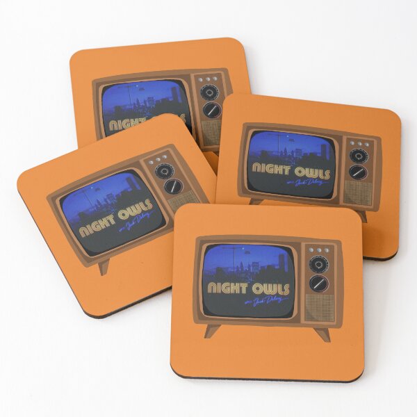 Item preview, Watching Night Owls on 70's TV designed and sold by Laceyjae Digital Art.