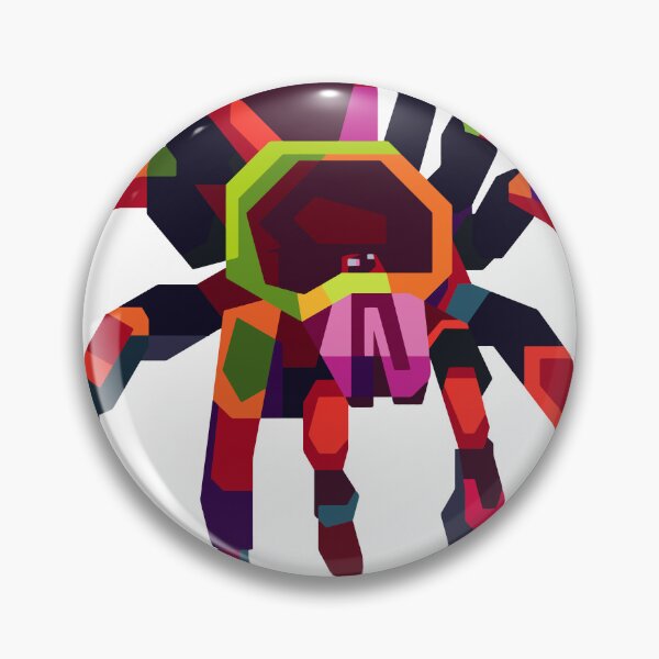 Item preview, Red Knee Tarantula pop art style designed and sold by GravicPopart21.