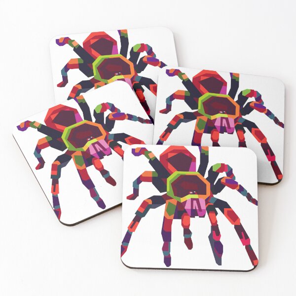 Item preview, Red Knee Tarantula pop art style designed and sold by GravicPopart21.