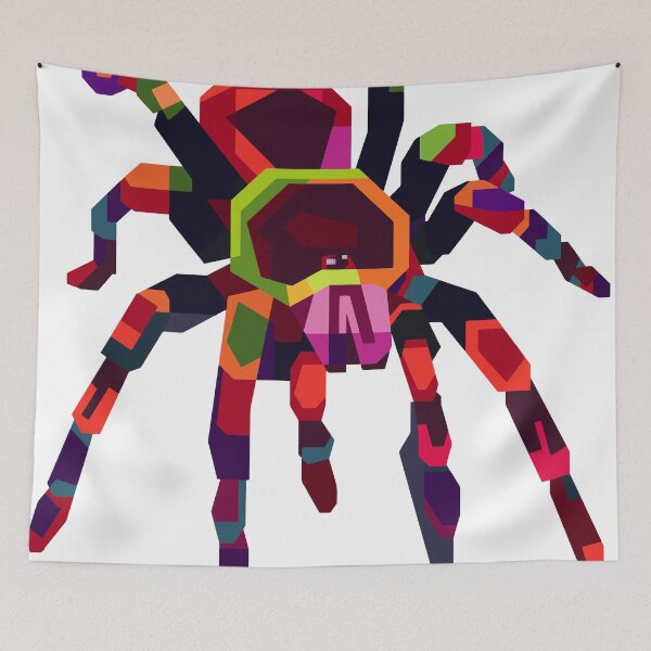 Item preview, Red Knee Tarantula pop art style designed and sold by GravicPopart21.